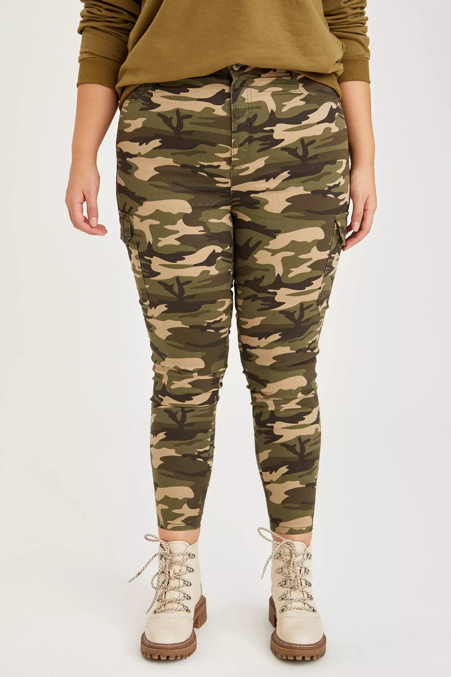 Camo skinny trousers hot sale