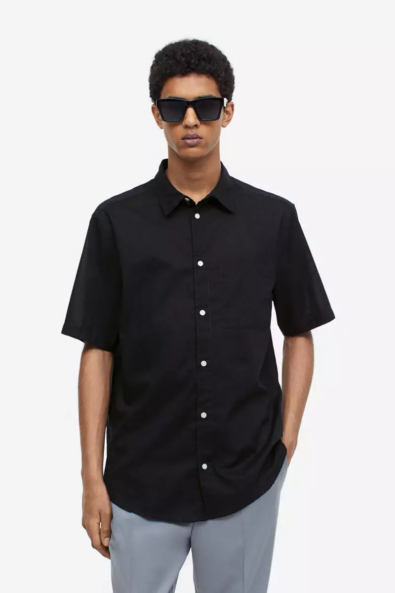H&m cotton shirt sales