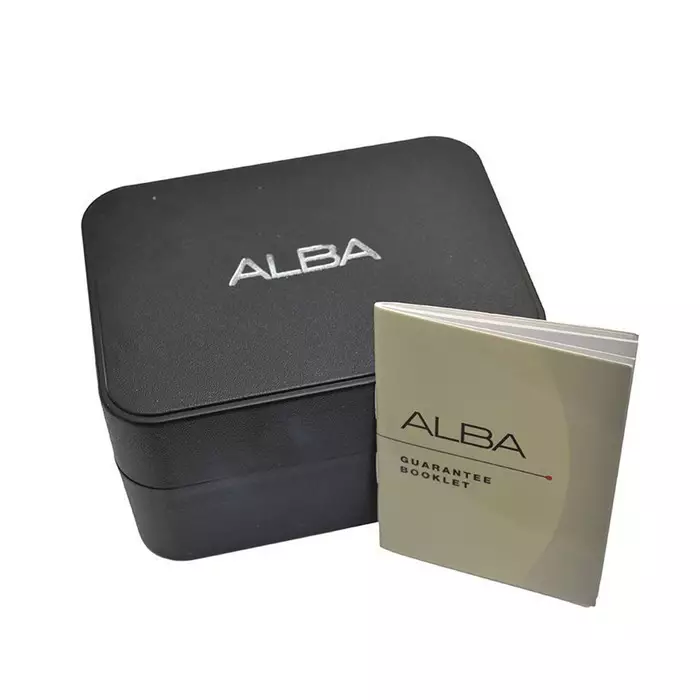 Alba AS9U09X1 Rantai Full Silver Cowok