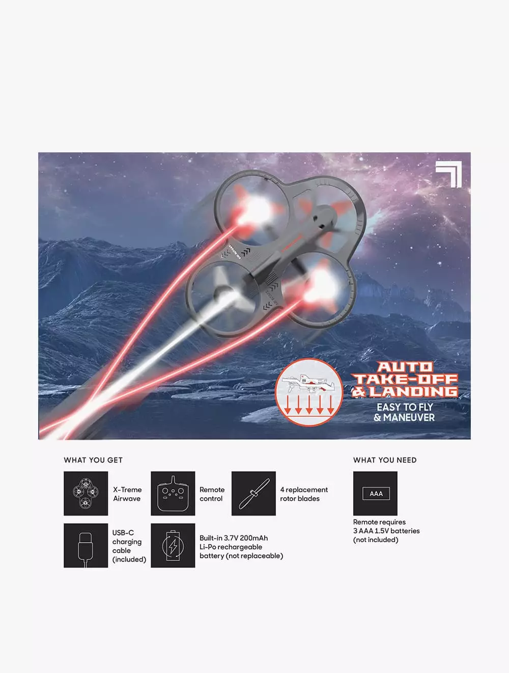 Sharper Image Drone Xtreme Airwave  - DCP1213014311