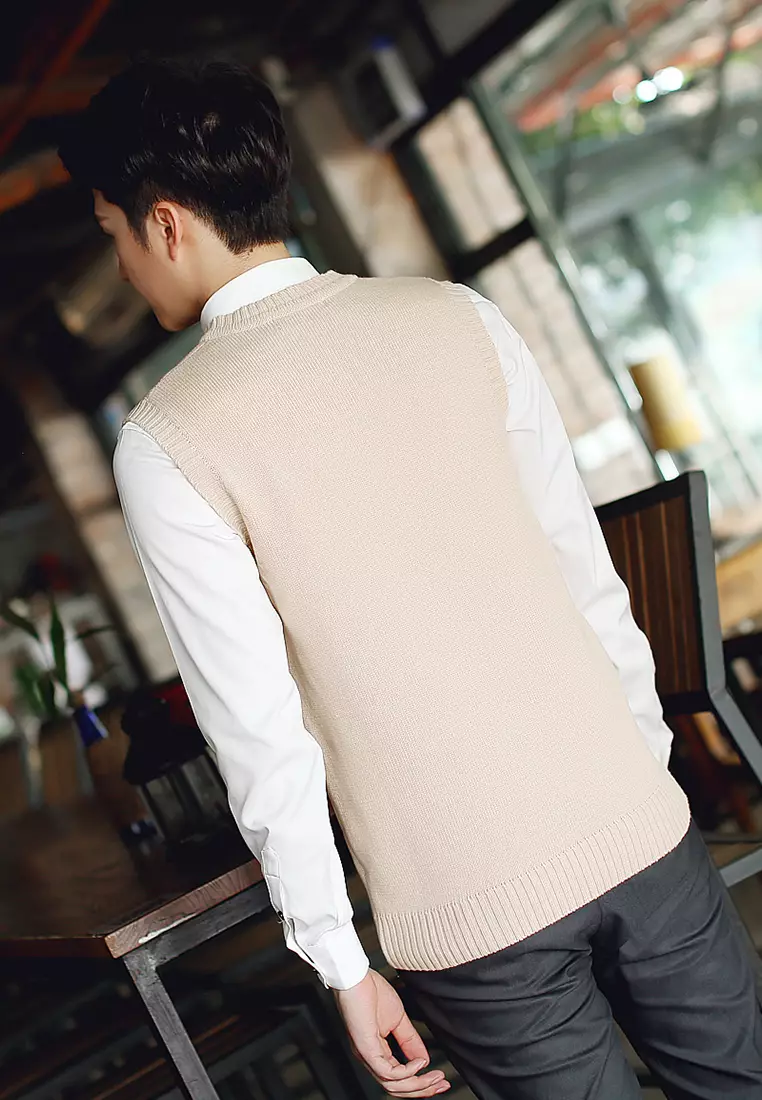 V-neck Casual Vest XH2019