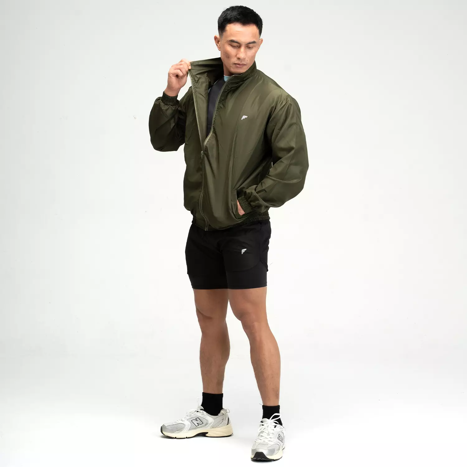 Windbreaker Sports Jacket Army Green