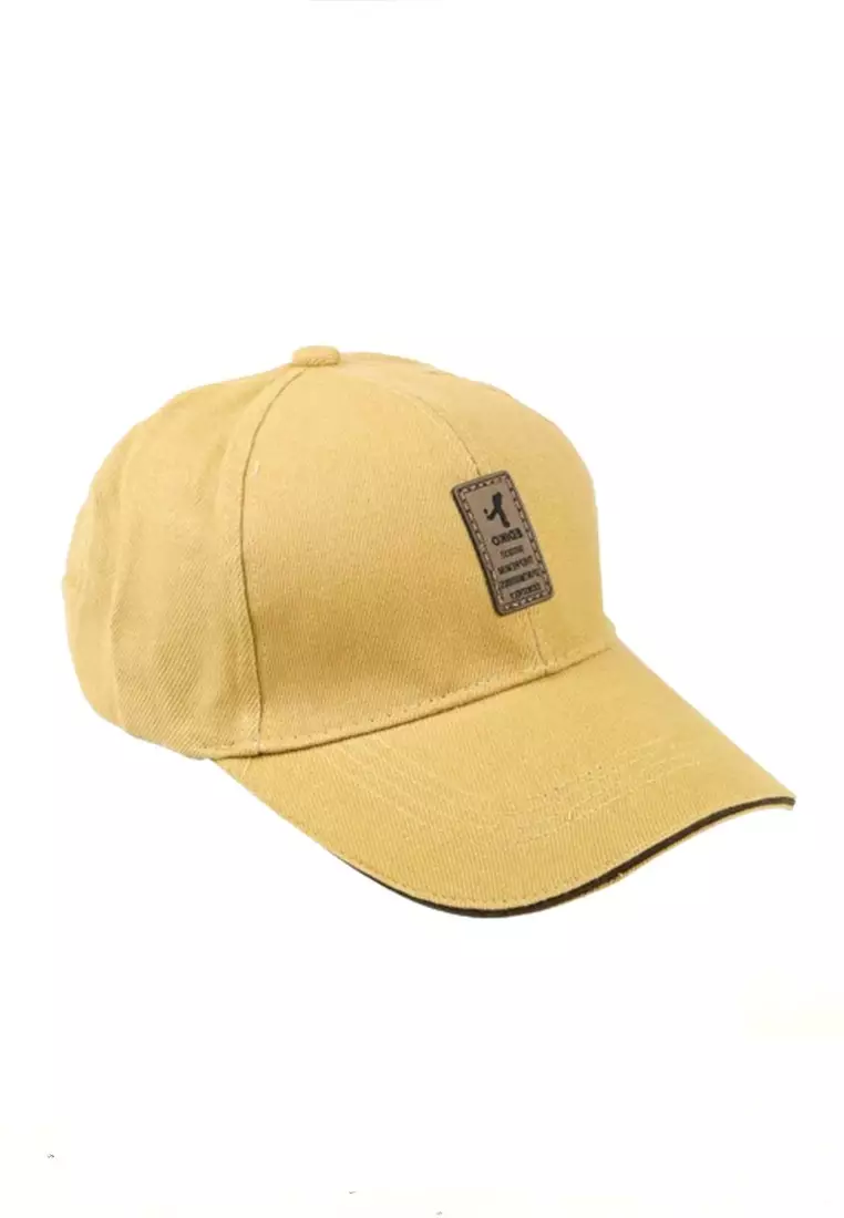 Drsh Topi Baseball Golf Pria & Wanita Logo Ediko Sport Fashion Resizable Strap Material Cotton ORIGINAL - Brown