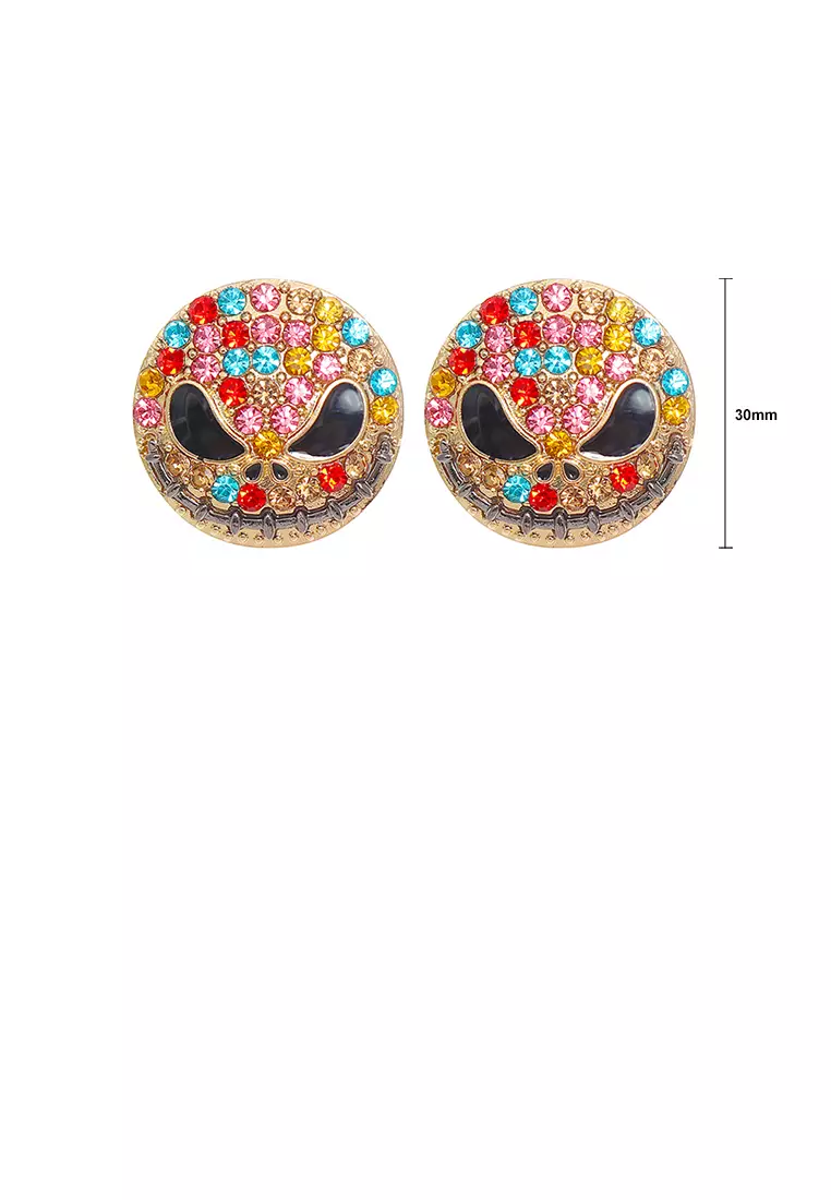 Funny top stud earrings