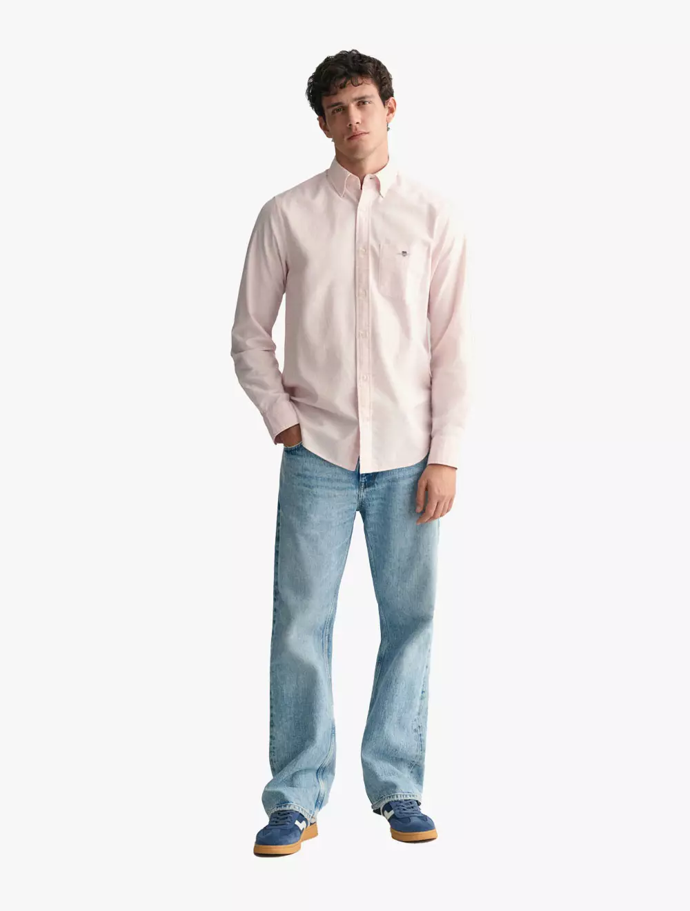 GANT - Pakaian Pria - Reg Oxford Shirt - Light Pink