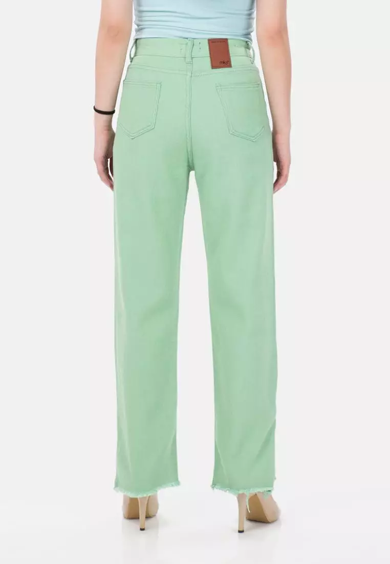 Straigh Slit Jeans Unfinished