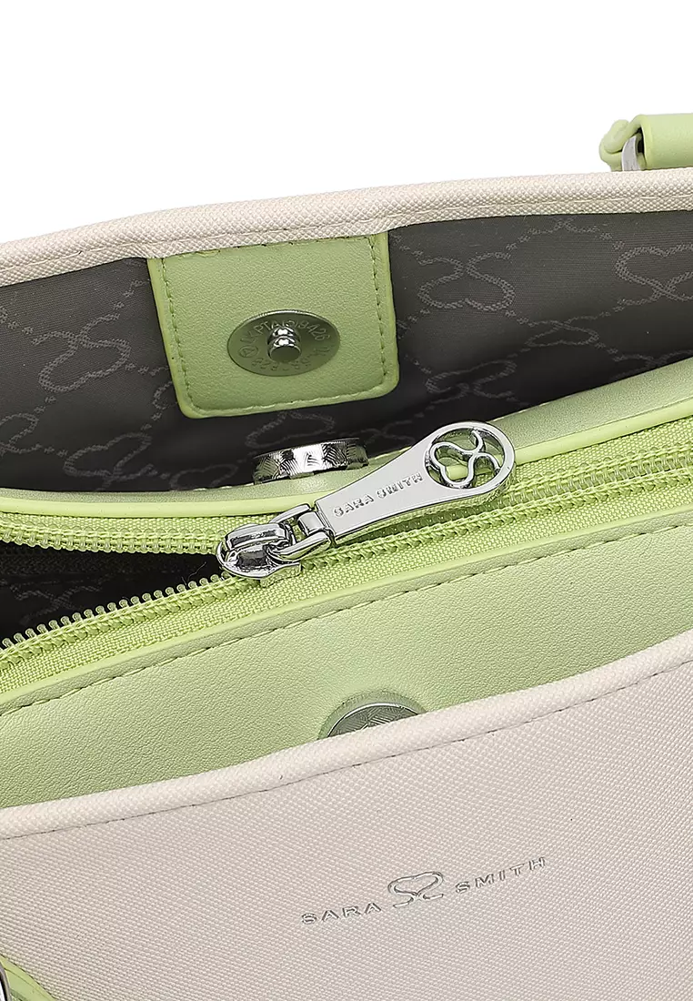 Women's Top Handle Bag / Sling Bag / Crossbody Bag (Tas Selempang / Tas Tangan) - Hijau