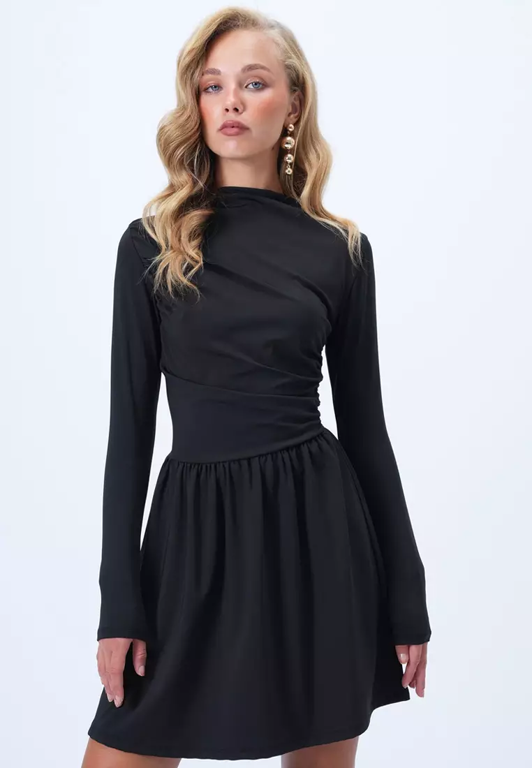Ruched Mini Dress