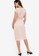 ZALORA WORK beige Mini Pleated Dress 12FD7AAC461803GS_2