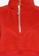 Public Desire red Seam Detail Half Zip Crop Sweatshirt 7B4B3AA96BDD7CGS_2