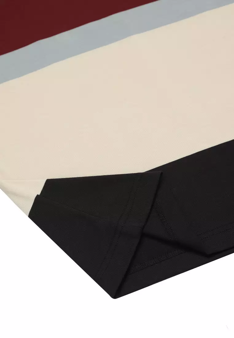 POLICE T-Shirt Salur Bordir Cotton Premium Tebal Pria