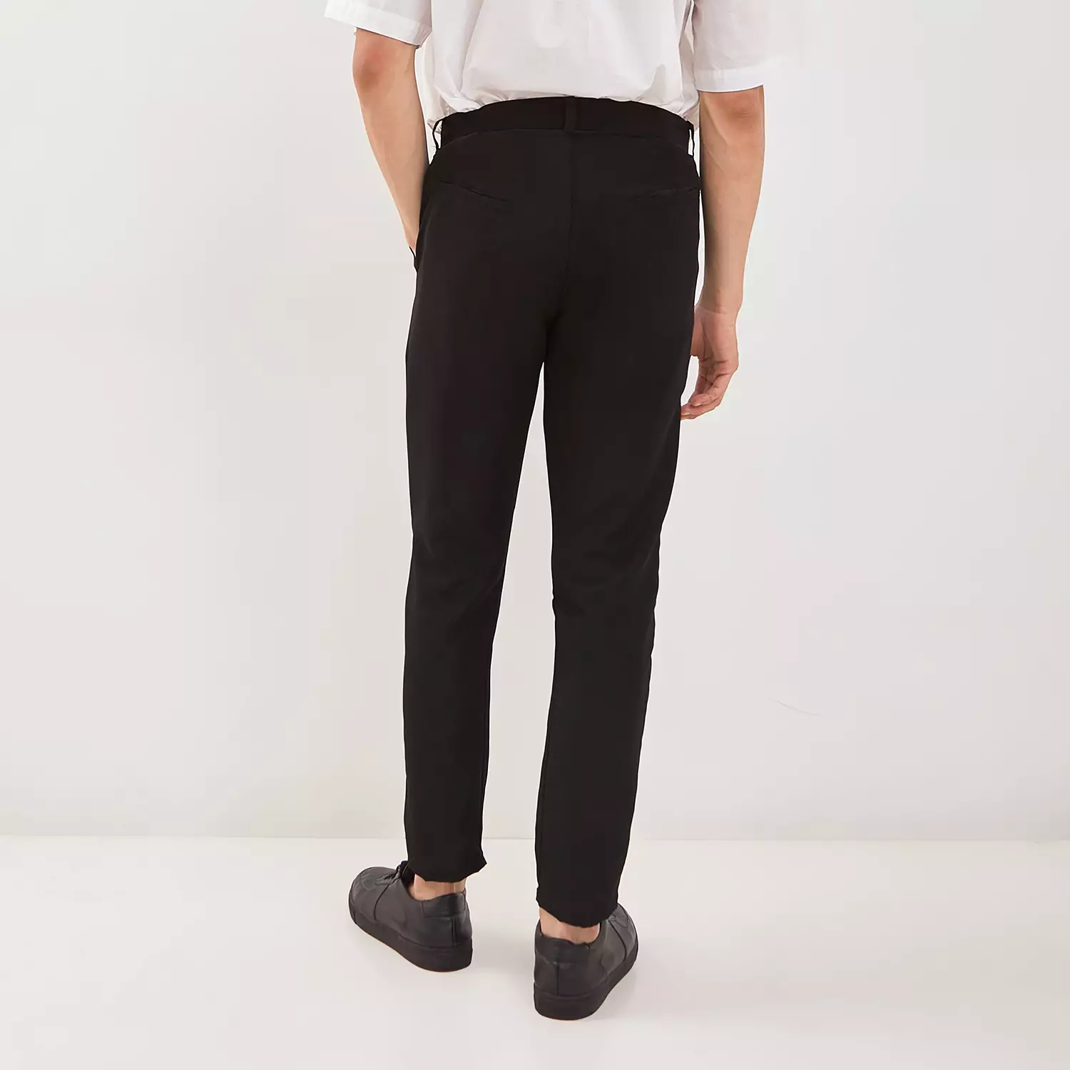 PAULMAY Celana Formal Pria Panjang Reguler Fit - Black