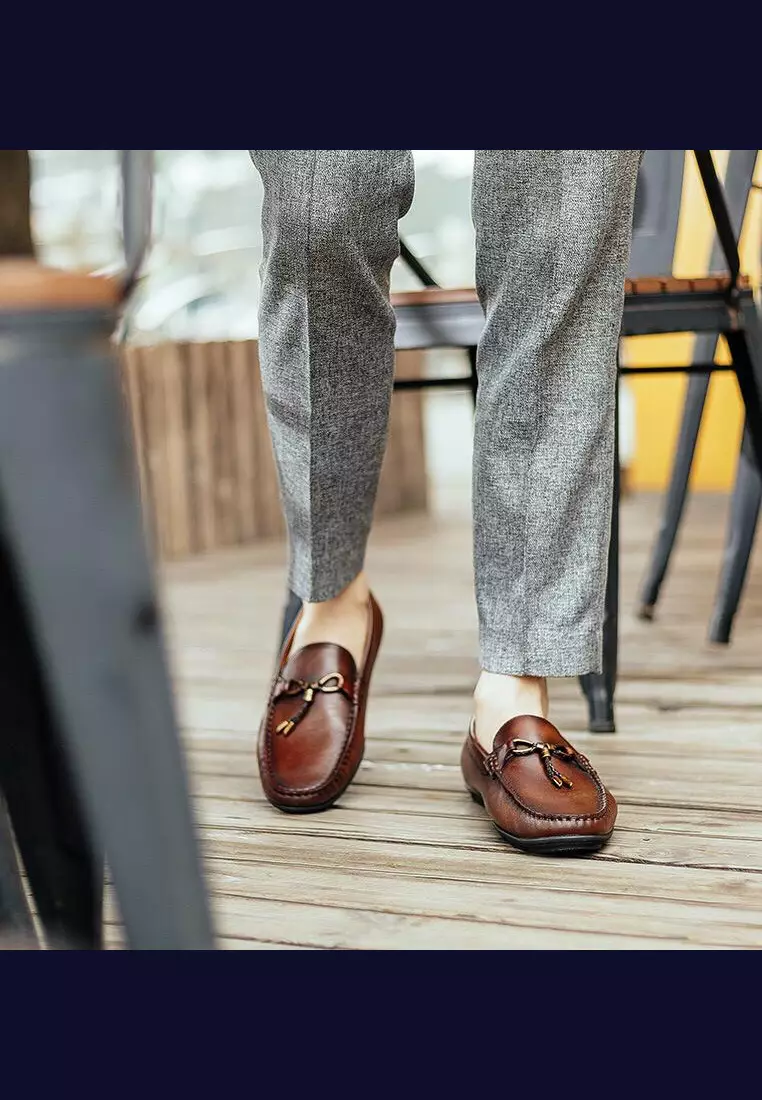 Cristoforo復古真皮樂福鞋BL09-2