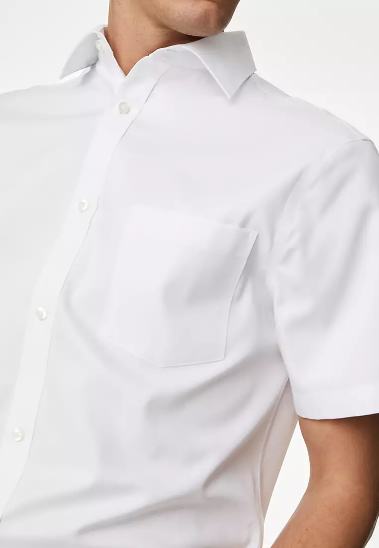 Regular Fit Non Iron Pure Cotton Print Shirt