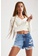 DeFacto beige Long Sleeve Slim Fit Crop T-Shirt 8B47FAADC63E46GS_5