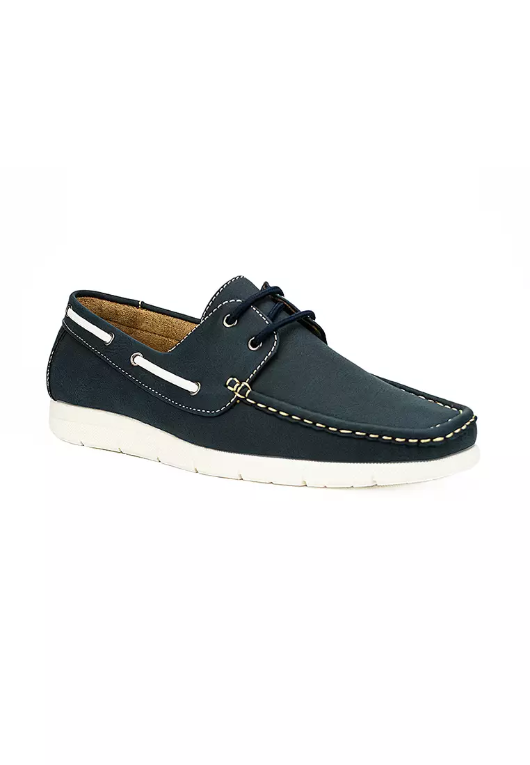 Discount on Mario D' boro Runway  shoes - SKU: Men's Casual Loafers Mw 24563 Navy Blue C42