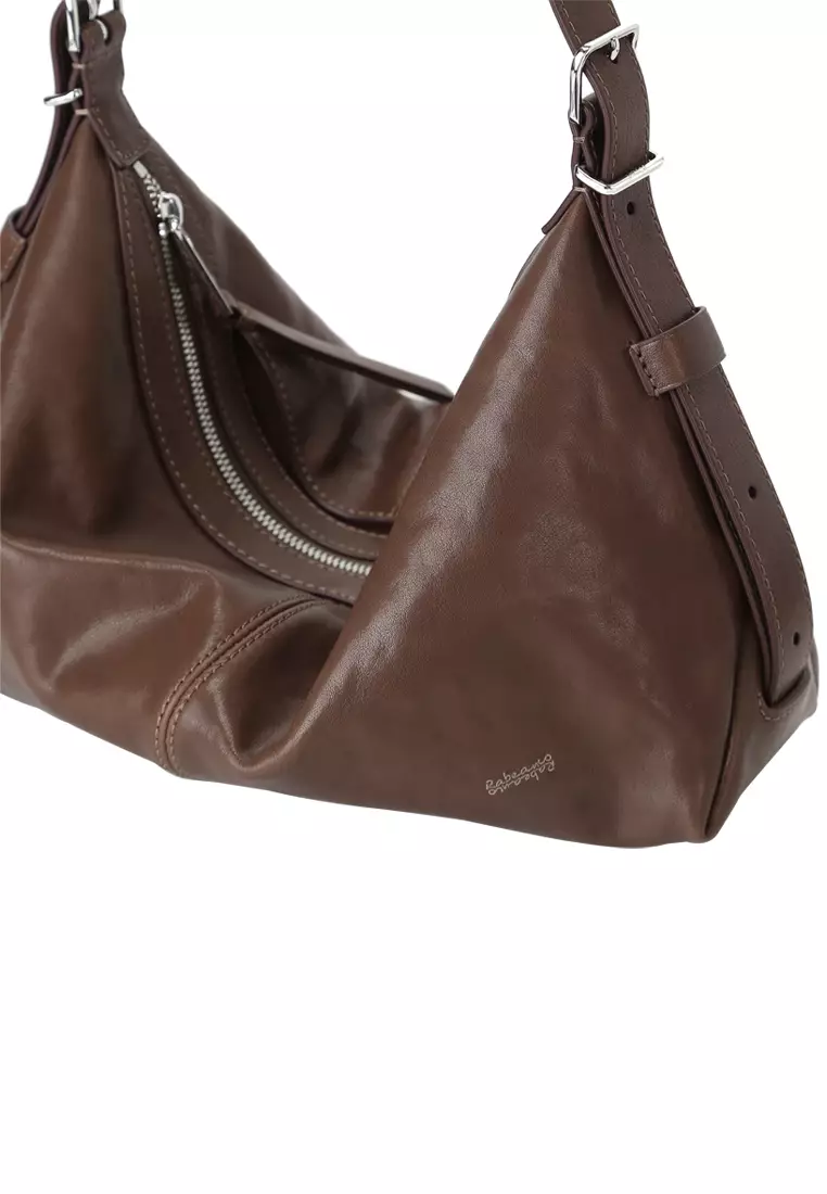 ALLEGRA Demi Hobo 單肩袋 - 駱駝色