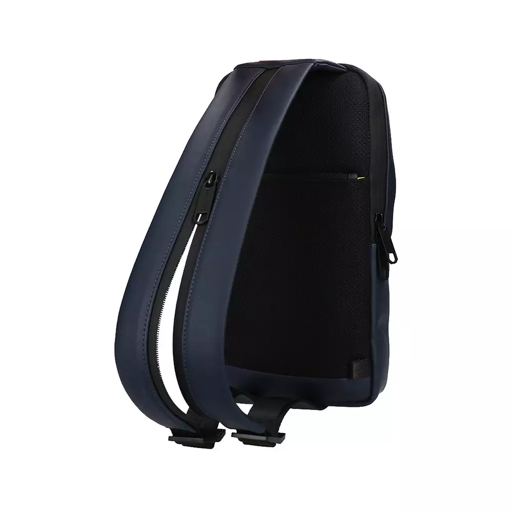 Water Resistant Chest Bag Blue Orange