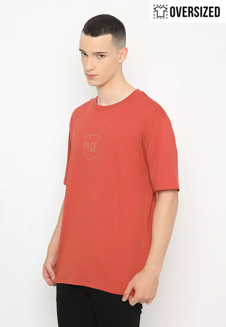 POLICE T-Shirt Cotton Combed Oversized Pria 2079180191