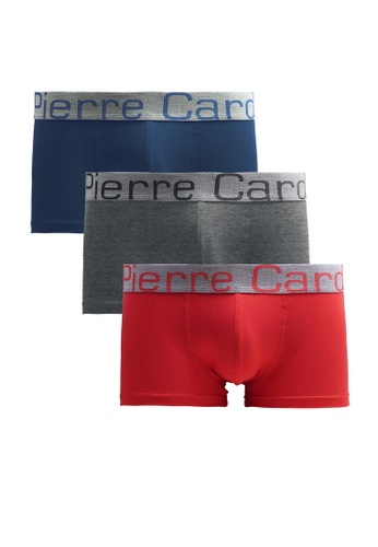 Pierre Cardin multi PC4043-2S 2 Packs Cotton Spandex Trunks C41A2US4D88451GS_1