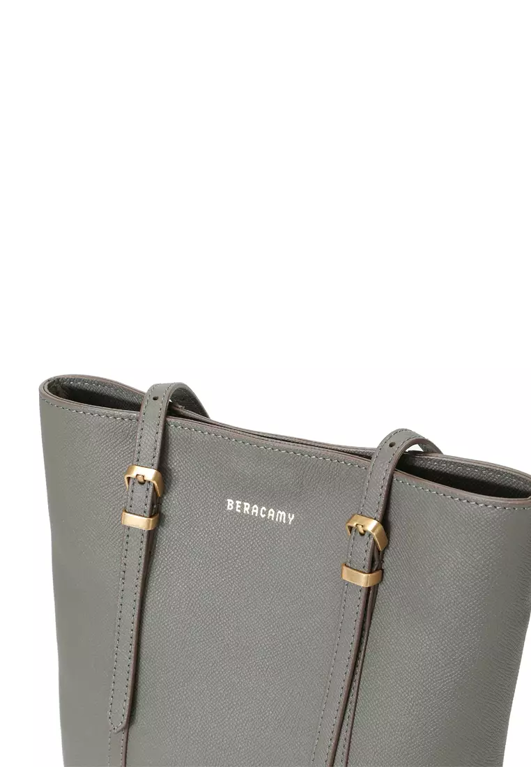 LYLE Portrait Tote - Embossed Grey