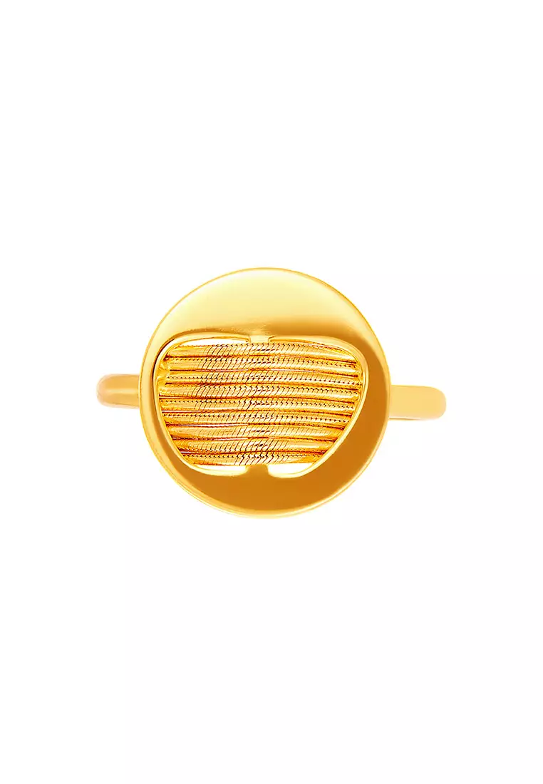 HABIB Oro Italia 916 Yellow Gold Ring GR54110224 (22K Gold)