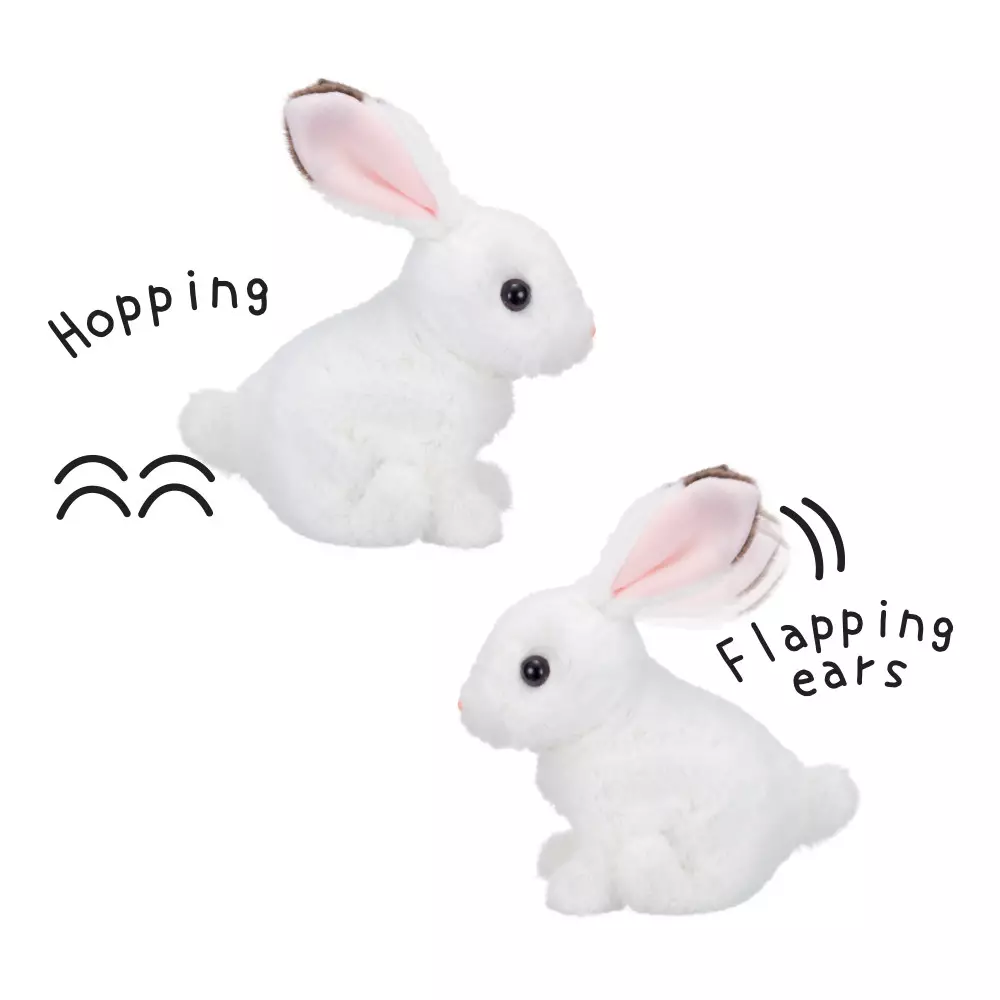 Iwaya Boneka Hewan Rabbit Plush 3183-2 - Putih