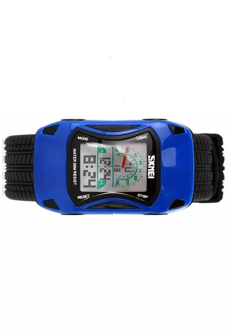 Jam Tangan Casual Anak LED Waterproof Strap Tali Material PU Leather CC67 ORIGINAL