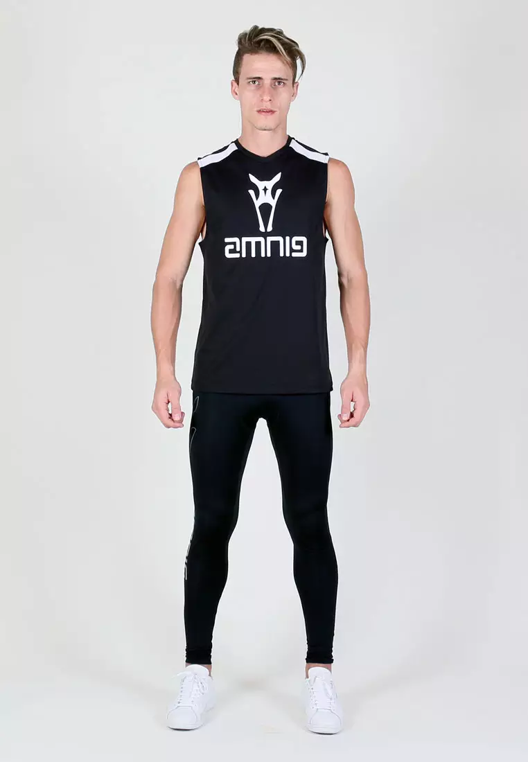 Men Training Sleeveless Tee (Black)