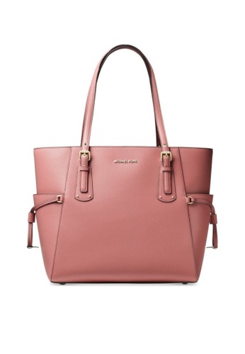 michael kors voyager tote red