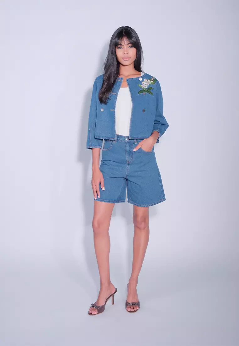 DNM Studios x Raxenne Kingfisher Shorts W/ Embro