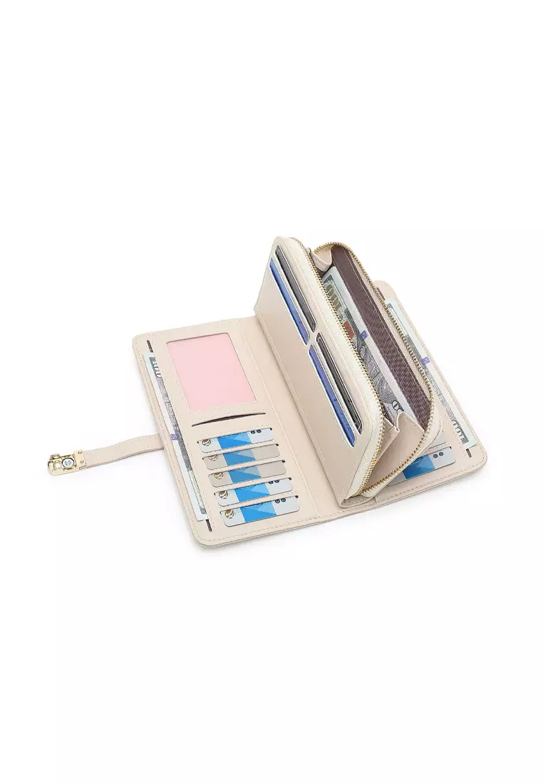 Women's Long Purse / Wallet - Beige