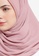Hijabii pink Quin Pleated Chiffon Scarf in Dusty Pink D9324AA7C54CA4GS_2