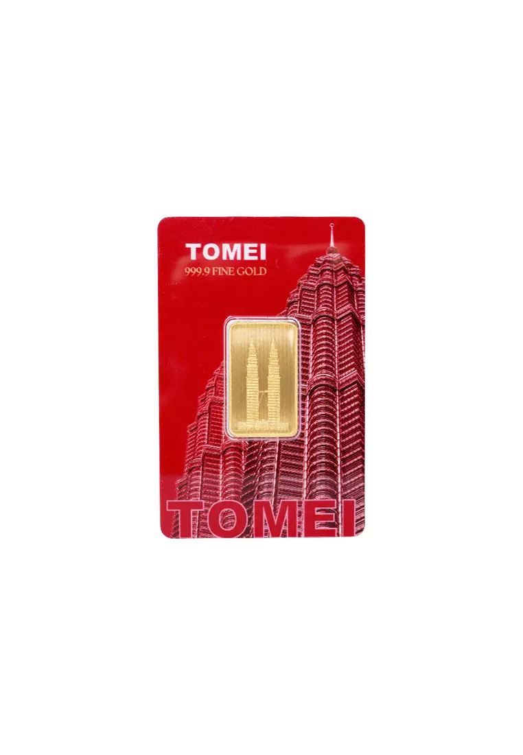 [Tomei Exclusive] KLCC Twin Towers Wafer | 10 Grams | Fine Gold 9999