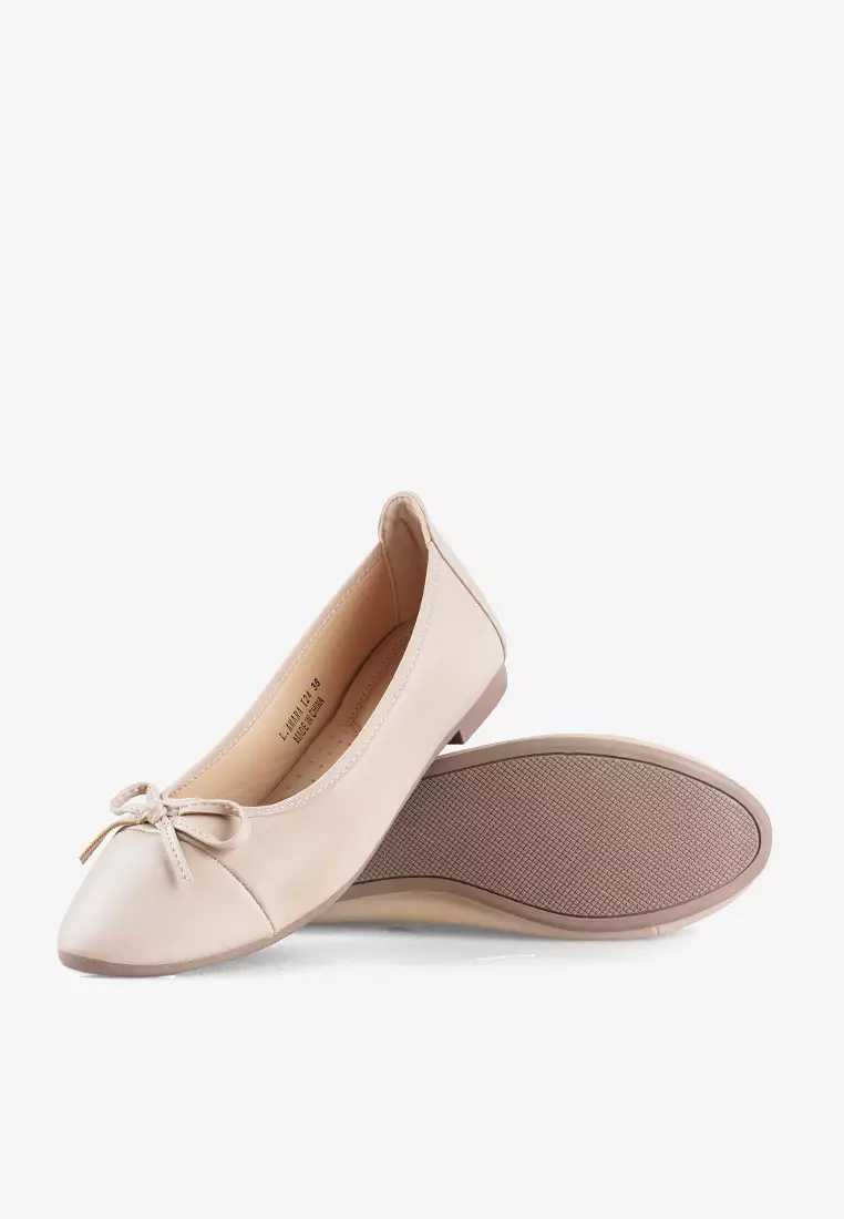 Sepatu Flatshoes Balet Formal Wanita L.Ageta