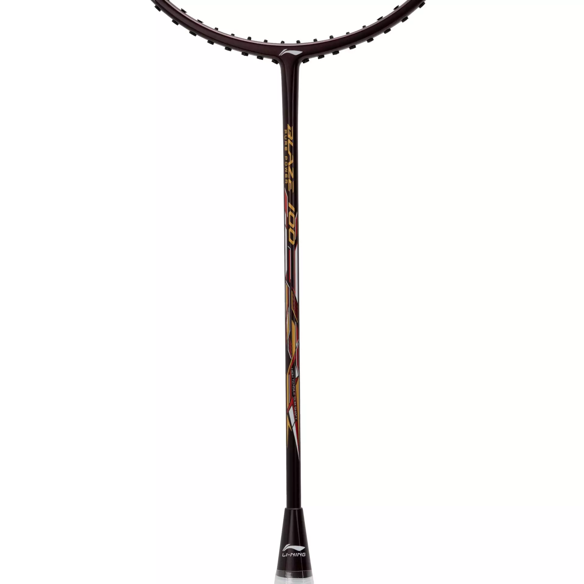 Li-Ning Badminton Racket Blaze 100 84 Grams - Merlot/Gold/Red