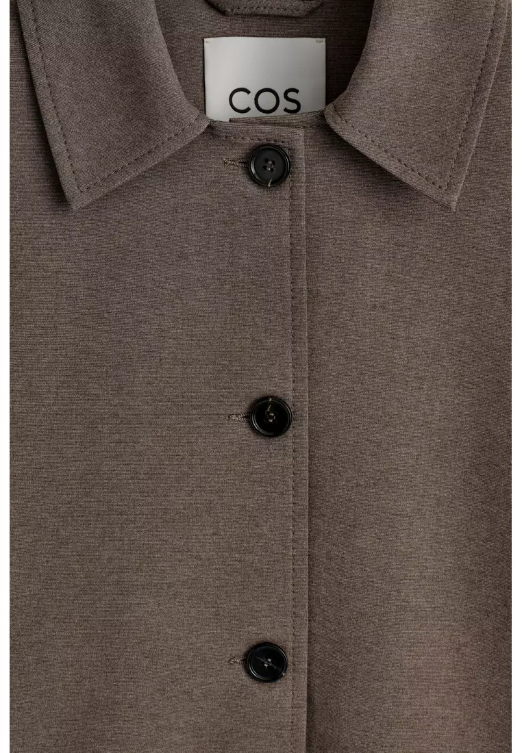 ROUNDED JERSEY JACKET