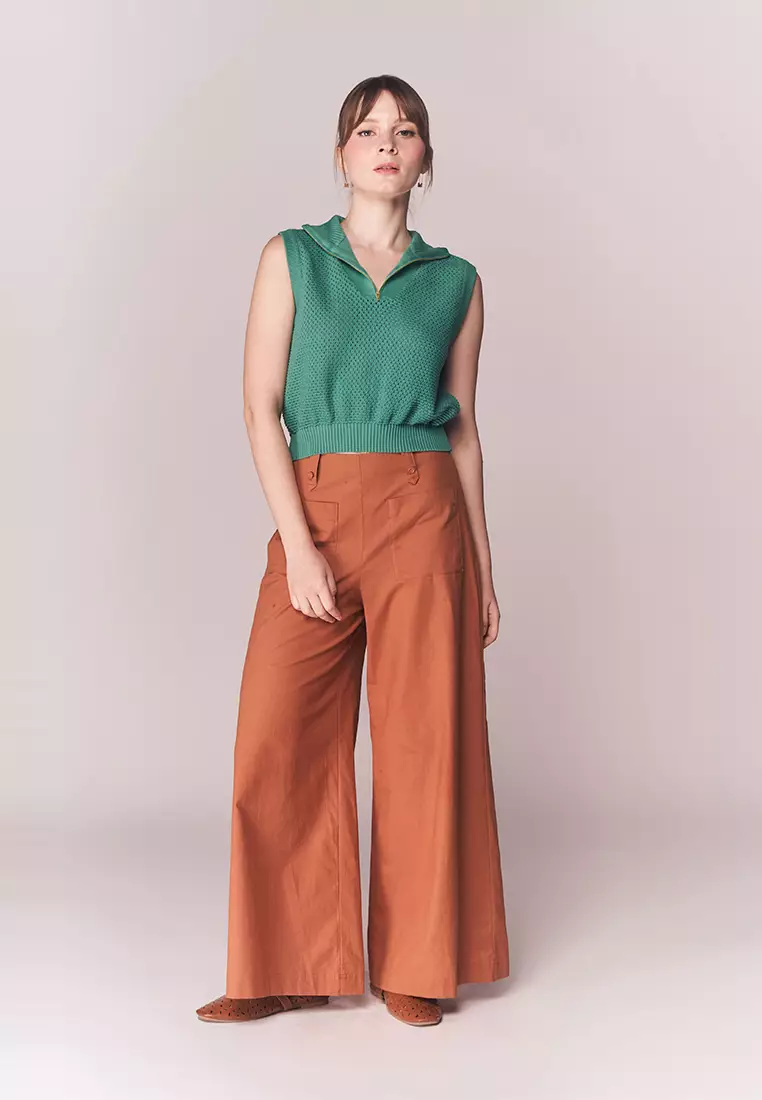 Solstice Belta Sleeveless Top