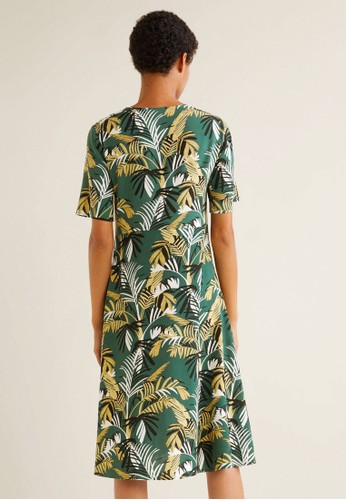 Jual Mango Flowy Long Dress Original | ZALORA Indonesia