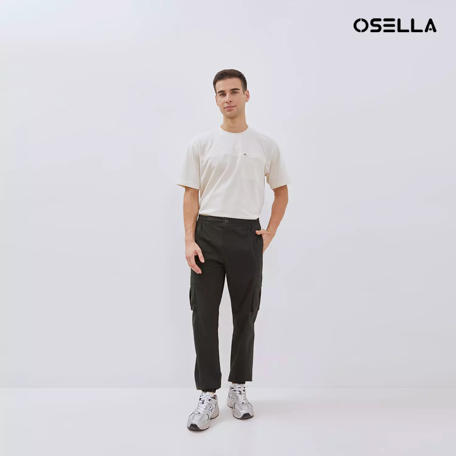 [NEW] Osella Travis Long Cargo Jogger Pants In Dark Green 2087400654 | Celana Jogger Panjang Pria
