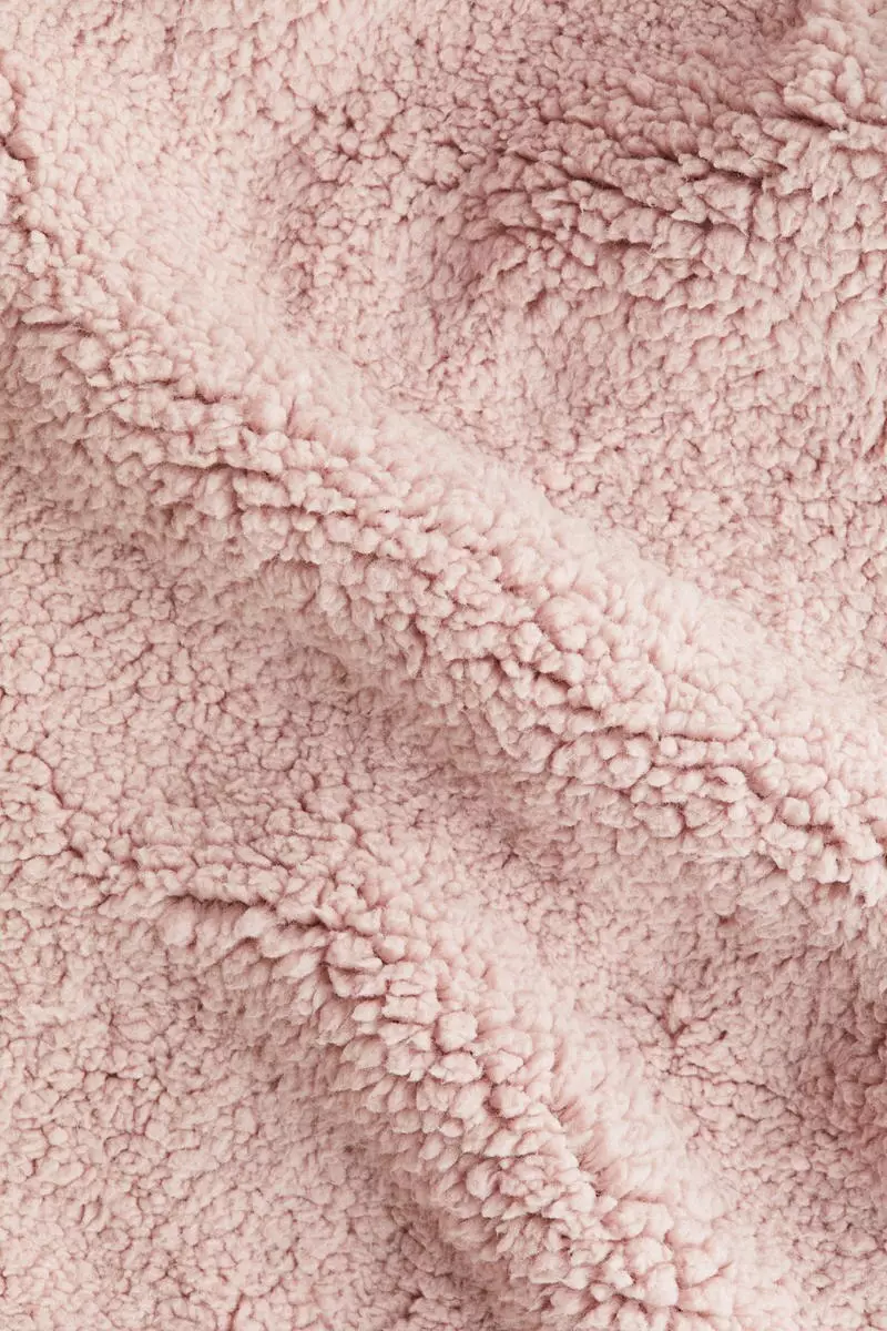 Teddy zip-through hoodie