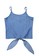 London Rag blue Lazy Day Off Tie - Down Cami Top in Blue D691BAAE20A22EGS_8