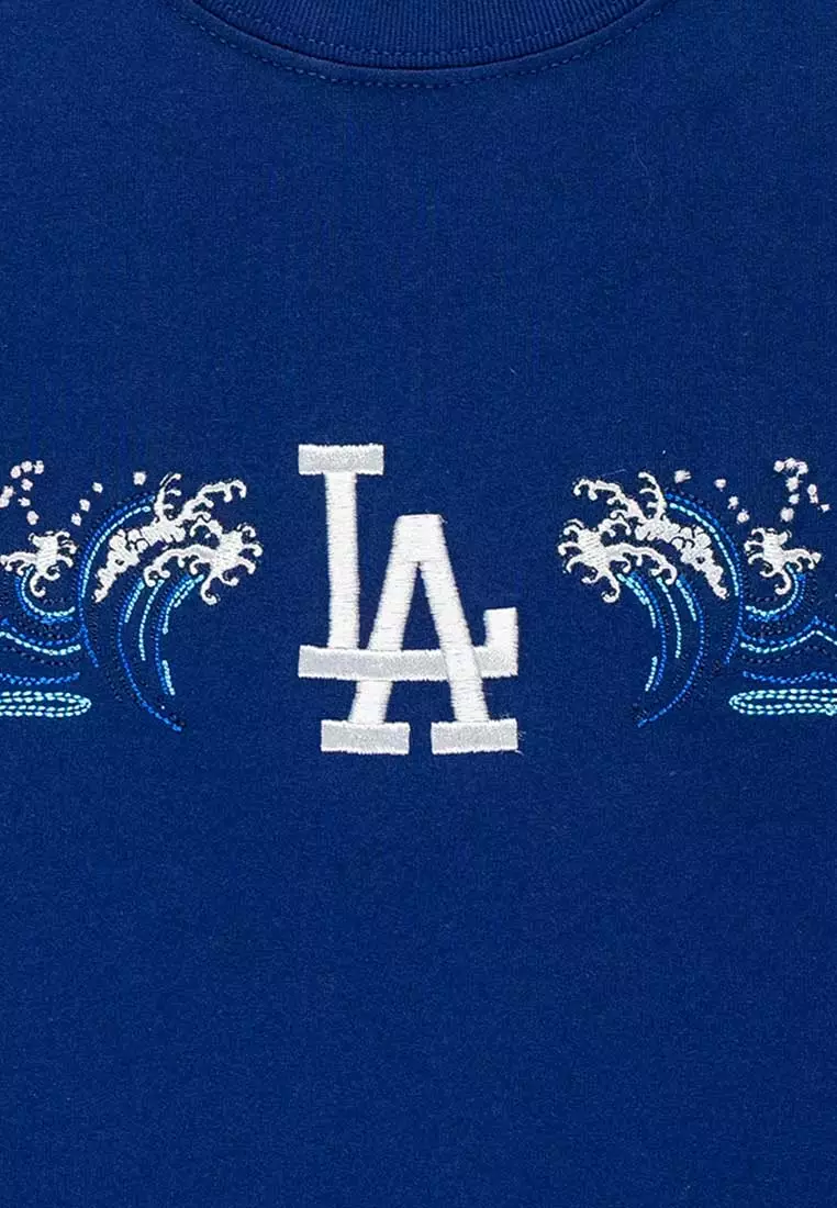 NE Los Angeles Dodgers  5950 Pack Tonal Wave Dark Royal COOLERA Short Sleeve T-Shirt