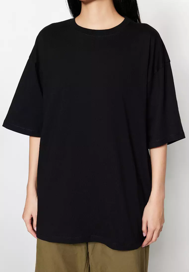 Cotton Crew Neck T-Shirt