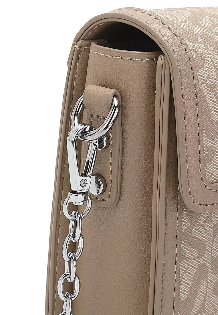 Women's Sling Bag / Crossbody Bag / Shoulder Bag - Beige