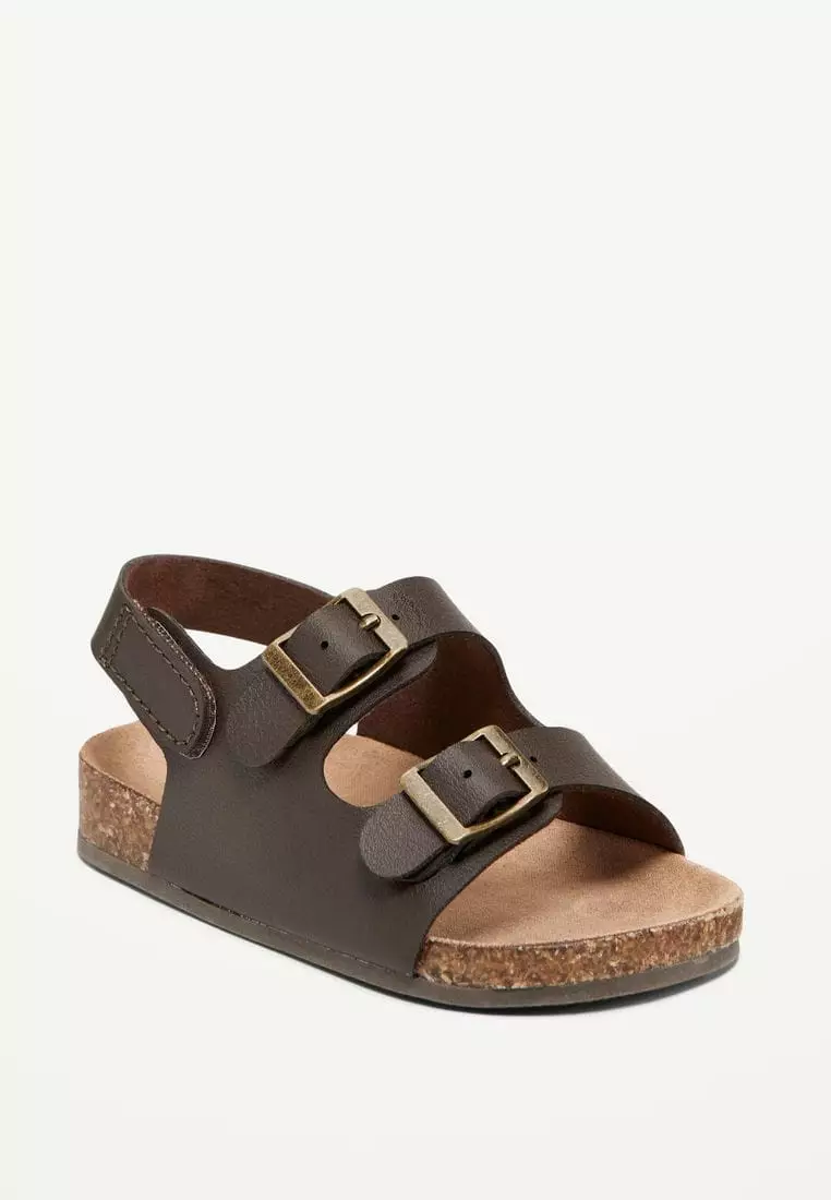 Discount on Old Navy  shoes - SKU: Faux-Leather Buckled Strap Sandals for Baby
