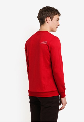 Jual High Cultured Printed Sweater Original  ZALORA 