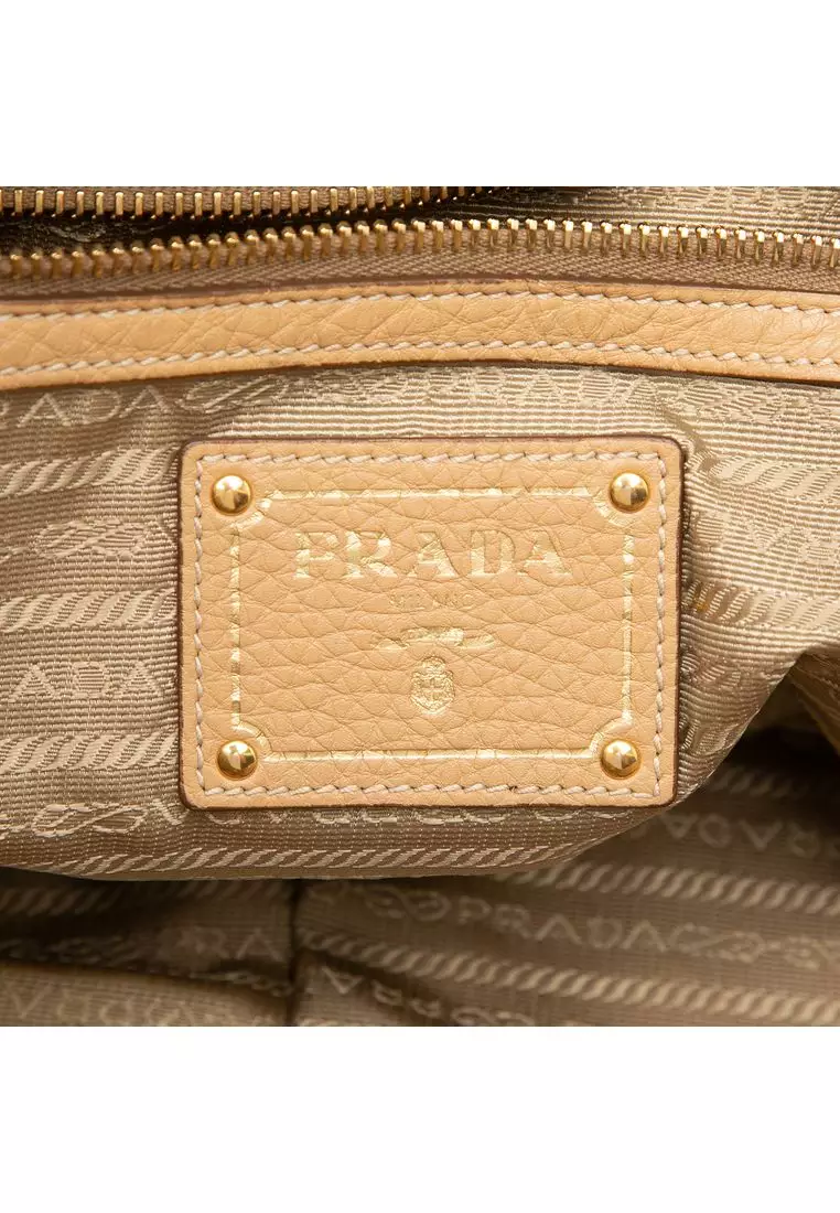 Pre-Loved Prada Vitello Daino Tote