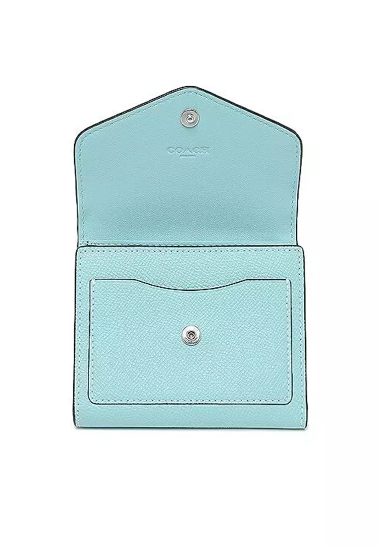 Blue coach wallet new arrivals