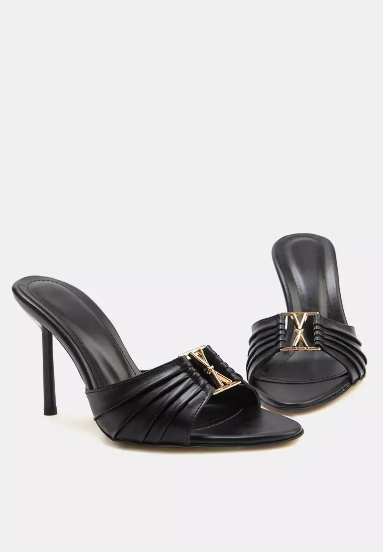 Metal Detail High Heels